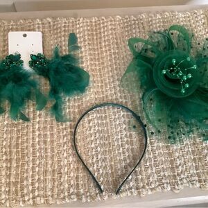 Fascinator Hat in green